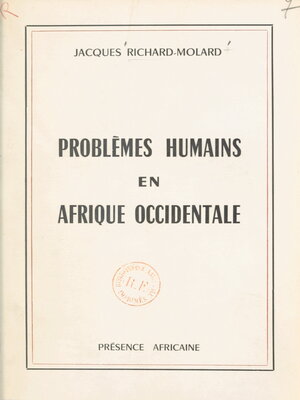 cover image of Problèmes humains en Afrique occidentale